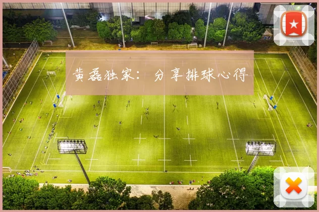 黄磊独家：分享排球心得